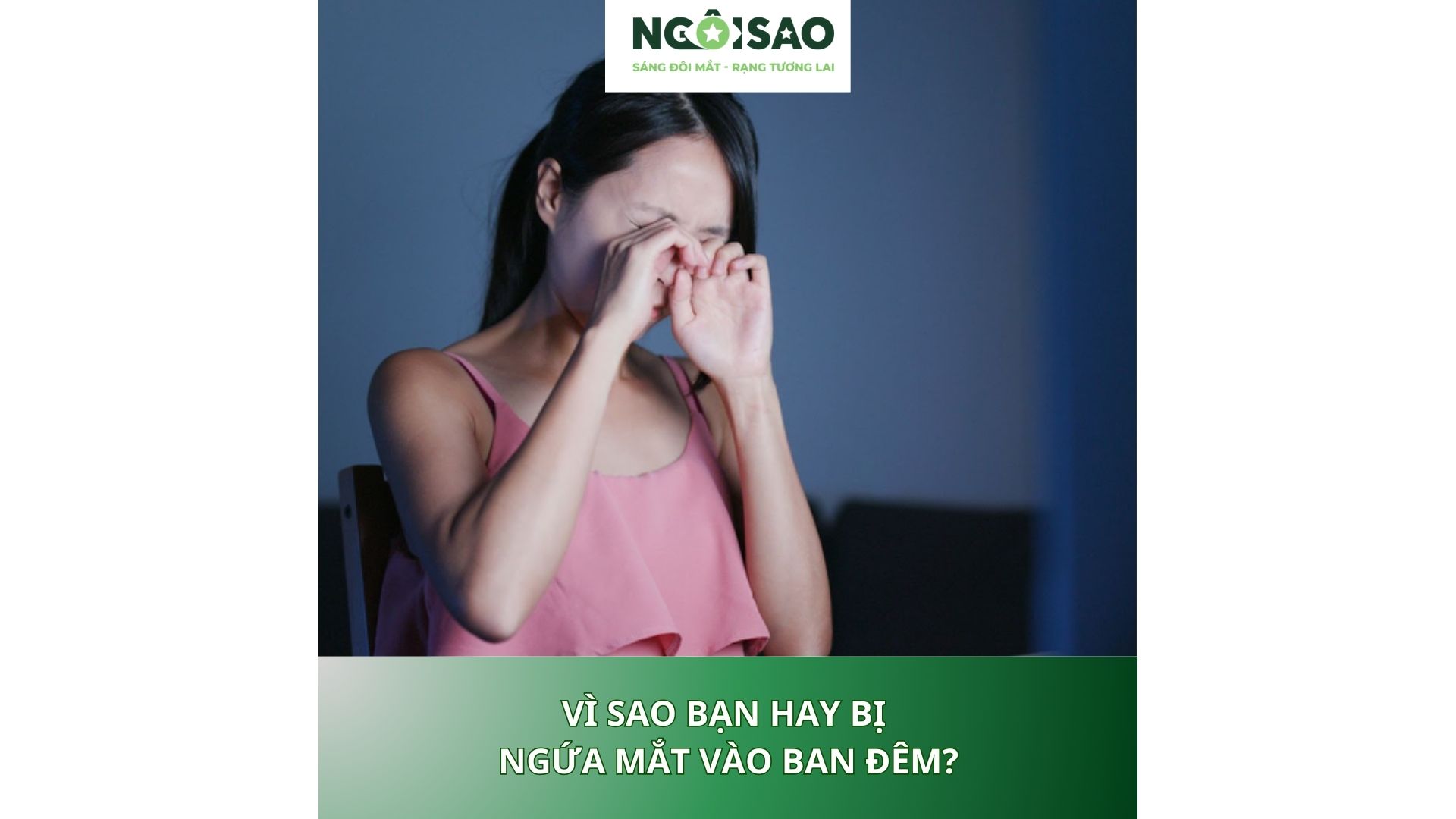 ngứa mắt vào ban đêm